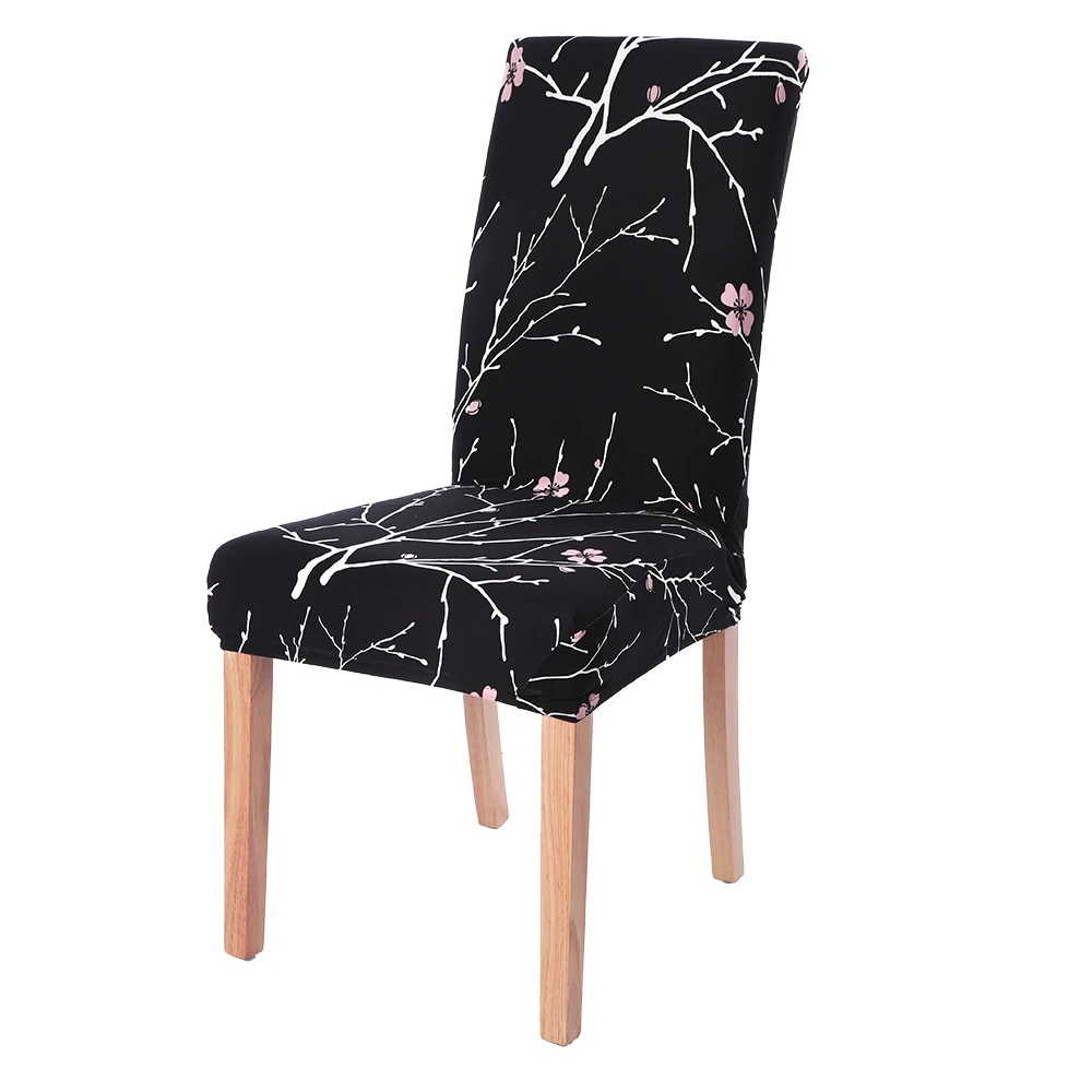 Urijk цветочный принт чехол на стул Съемный большой эластичный чехол современный чехол для сидений на кухне чехлы на кресла стрейч для Banque отеля - Цвет: 18
