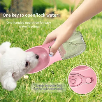 

350/550ml Portable Pet Dog Water Bottle Travel Puppy Cat Drinking Bowl Outdoor Pet Water Dispenser Feeder Pet Product