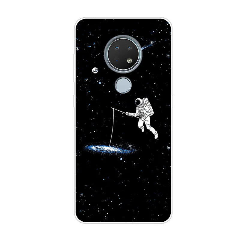 Многоцветный Для Nokia 7,2 чехол силиконовый Печатный Мягкий чехол на заднюю панель телефона для Nokia 7,2 TA-1181 TA-1196 чехол Fundas TPU Couqe для Nokia7.2 Capas - Цвет: Многоцветный