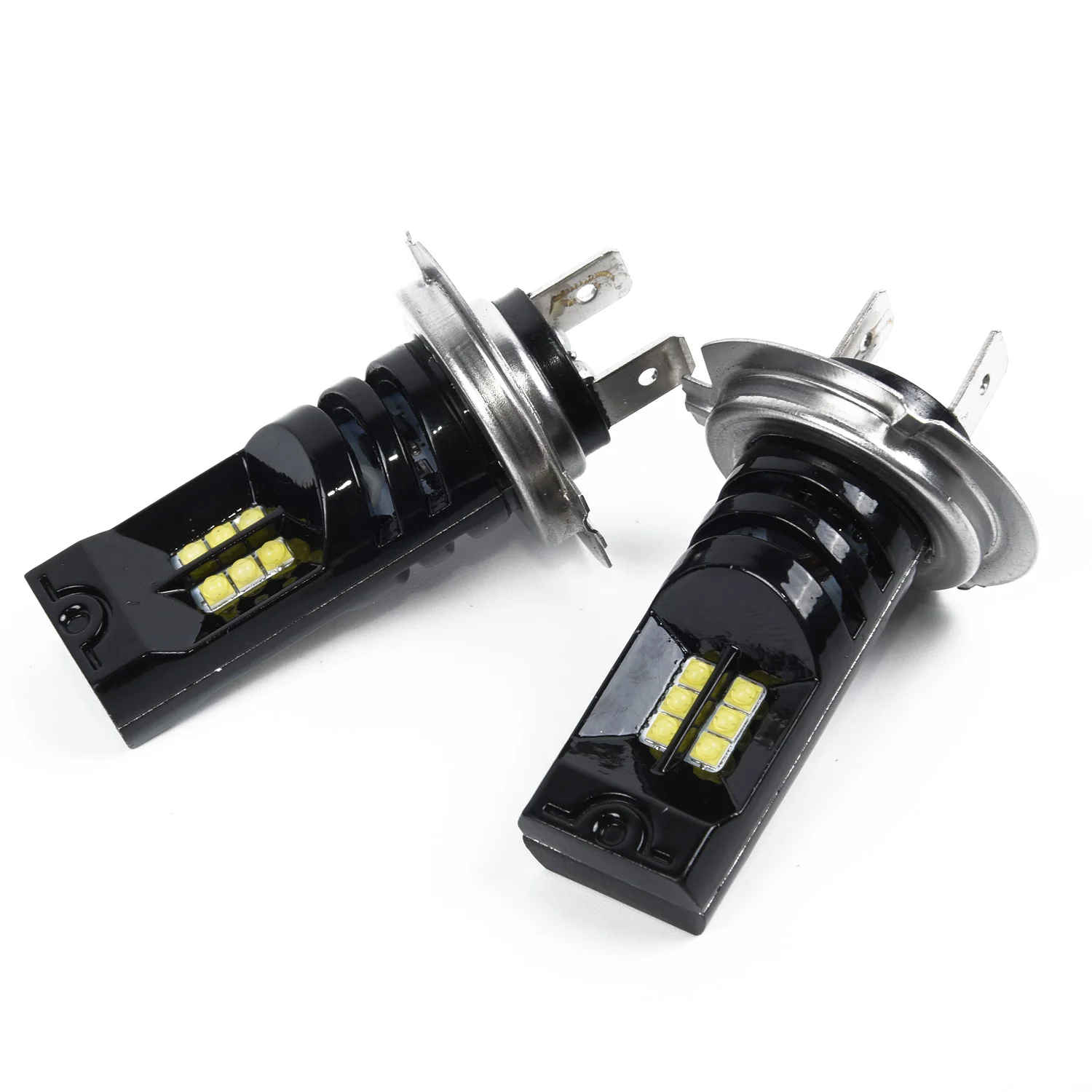 55 Вт 15000лм H7 светодиодный фары автомобиля противотуманные фары Canbus лампы белый 6000K Комплект