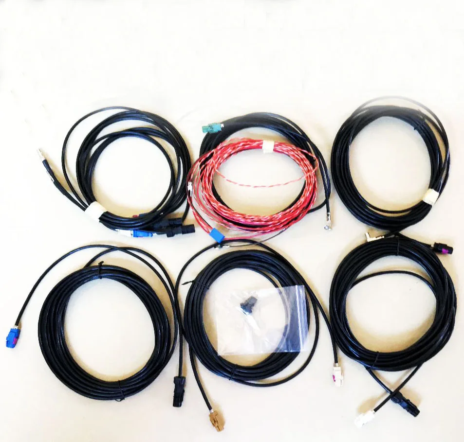 360 extent panoramic camera harness Blind area driving recorder For Mercedes GLE 222 253 Reversing Video line |