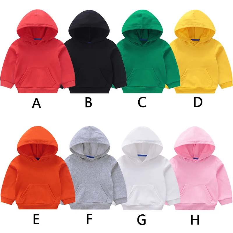 Одежда для маленьких девочек; Милая однотонная Детская куртка с капюшоном; сезон весна-осень; удобное хлопковое пальто для девочек; Повседневная Толстовка с капюшоном для мальчиков; детская одежда