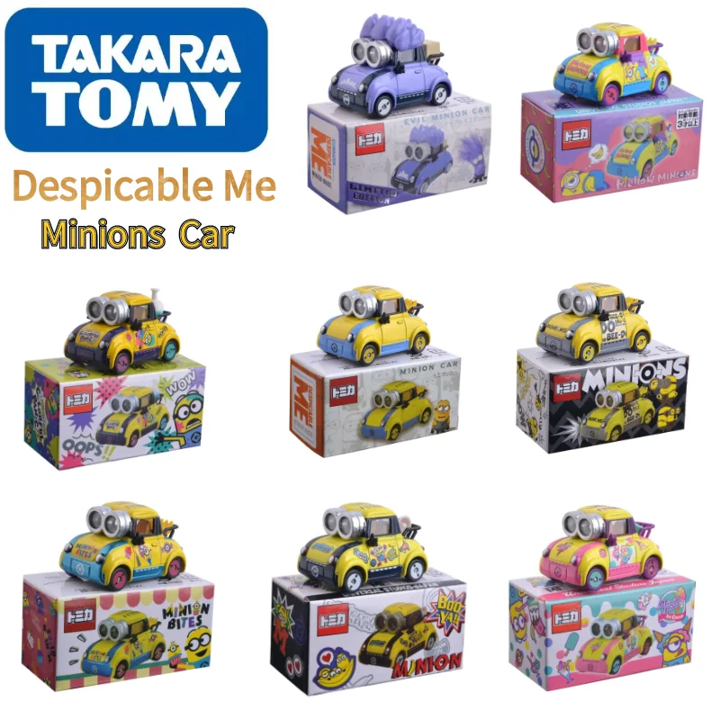 Игрушки TOMY-Alloy Series Гадкий я Миньоны автомобиль милый и игривый образ-это забавный