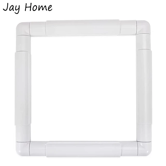 Square Embroidery Hoop Quadrate Embroidery Frames For Display With Needle  Cross Frames Embroidery Gripper Solid Wood Frame For - AliExpress