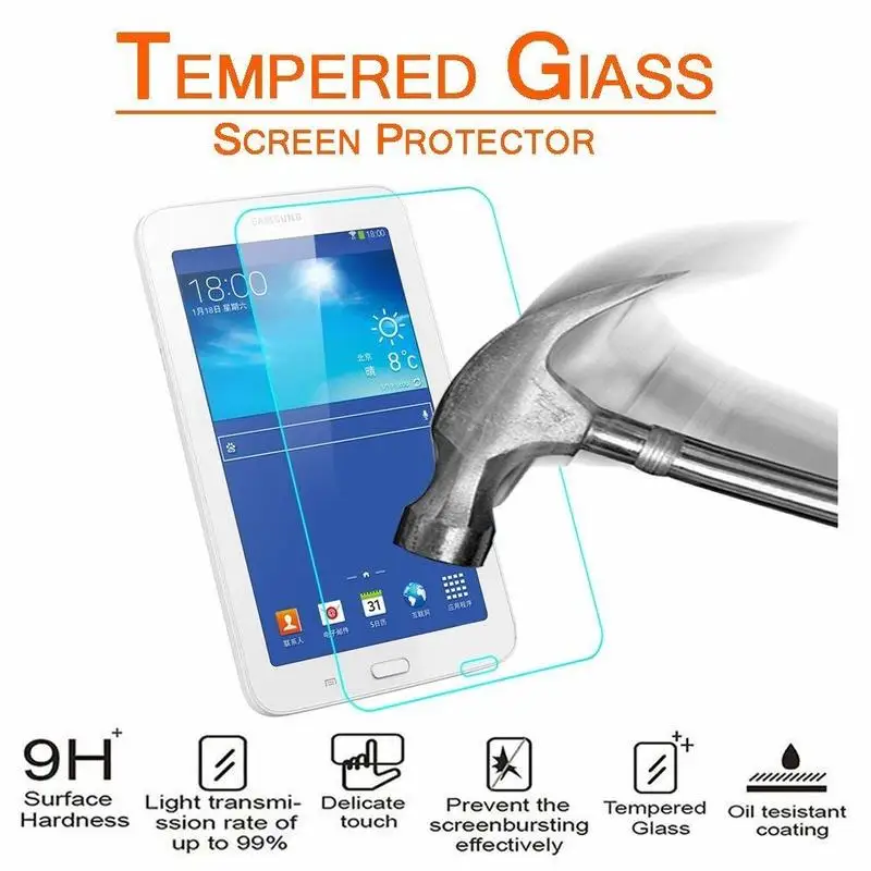 Стекло закаленное для Samsung Galaxy Tab 3 lite T110/T116/T113/T210/T211/P3200 | Компьютеры и офис