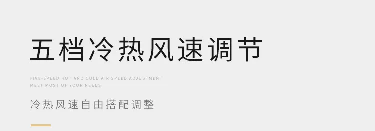 Hammer Moulding Hair Dryer Household Electrical Appliances Barber's Hair Salon Cold and Hot Air Blower Silence Hair Dryer