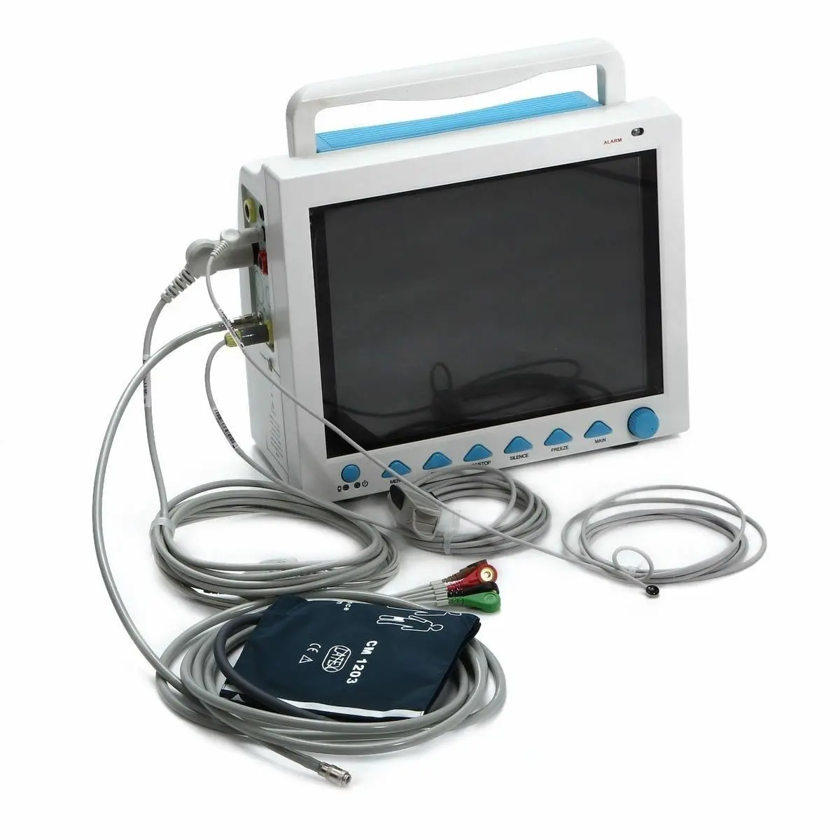 CONTEC Capnograph CO2 Monitor Vital Signs Patient Monitor 6-parameter ICU CCU Use CMS8000