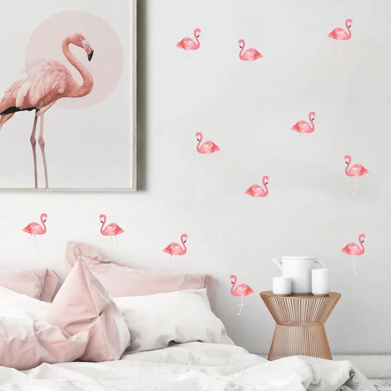36pcs=1set Romantic Cartoon Flamingo Wall Stickers PVC DIY Birds Mural Decals for Kids Room Baby Bedroom Nursery Decoration 36pcs=1set Romantic Cartoon Flamingo Wall Stickers PVC DIY Birds Mural Decals for Kids Room Baby Bedroom Nursery Decoration