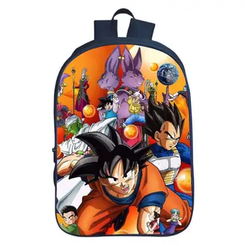 

Hot Cartoon Anime Dragon Ball School Backpacks For Boys Cool Super Saiyan Goku Broly School Bags Kids Bagpack Children Bookbags