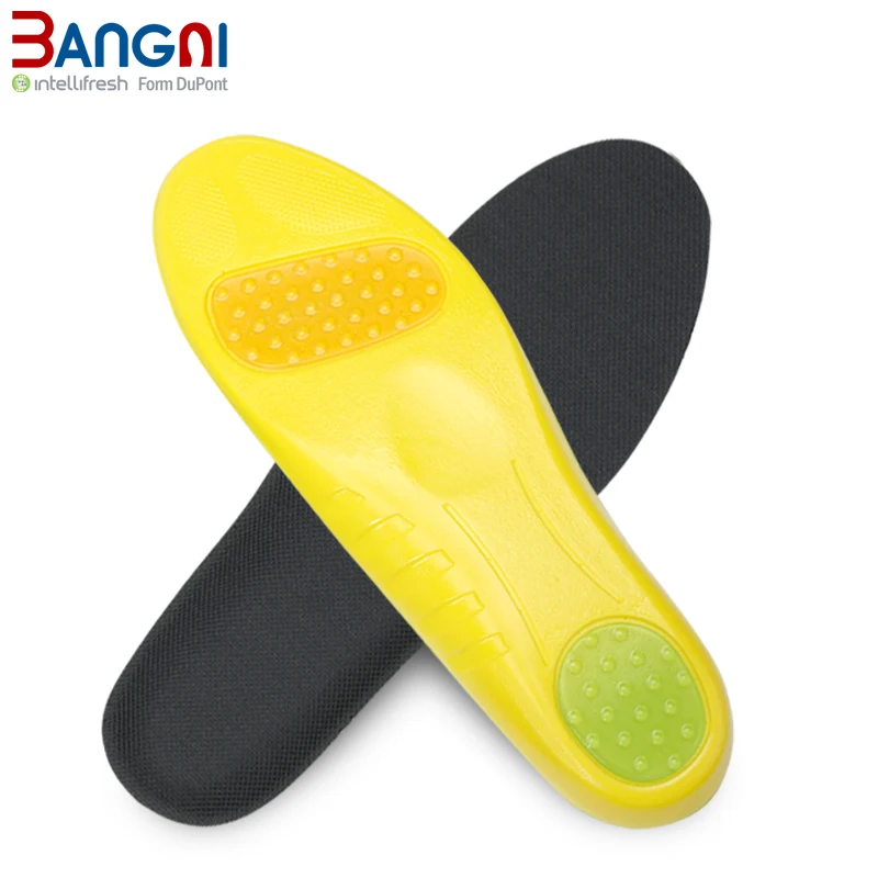 

3ANGNI PU Sports insoles Deodorant from DuPont Soft shoe pad for Runding Slow rebound.