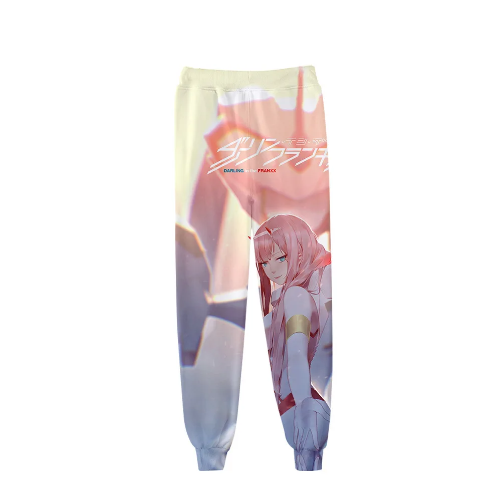 Anime DARLING in the FRANXX 3D Pants Jogging Zero Two Casual Men Women Sweatpants Cosplay clothing Long Sport Trousers women's snow pants