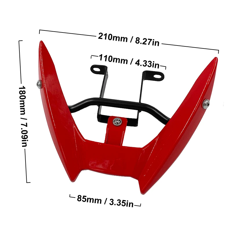 For Yamaha MT09 FZ09 2014-2016 Front Headlight Headlamp Support Bracket Upper Fairing Cowling Stay Holder Motorcycle Accessories (15)