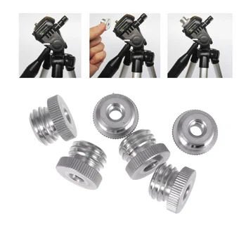 

6PCS 1/4 Inch Female to 5/8 Inch Male Screw Adapter Camera Conversion Screw Nut Mounting Screw for Tripod Gradienter
