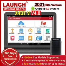 Uruchom X431 V V4.0 samochód pełny układ narzędzie diagnostyczne samochodowe obd czytnik kodów obd2 tpms DPF reset kodowanie ECU aktywny Test V PRO