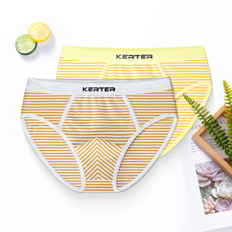 2pcs/lot Kids Boys Shorts Blue Striped Briefs Cotton Children Underwear Casual Teenage Panties Toddler Baby Underpants Clothes