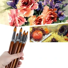 13 шт набор кистей для рисования для художника нейлоновые волосы акварельные акриловые масляные краски ing рисунок