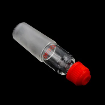 

1pcs 24/40 Glass Thermometer Adapter With Thread Ground Scock Joint Plastic Screw Bushing Lab Supplies Glass