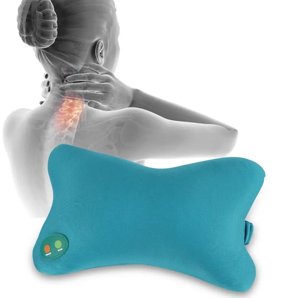 

Electric Massage Pillow Vibration Cervical Neck Back Waist Body Kneading Shiatsu Cushion Relieve Fatigue Relax Muscle