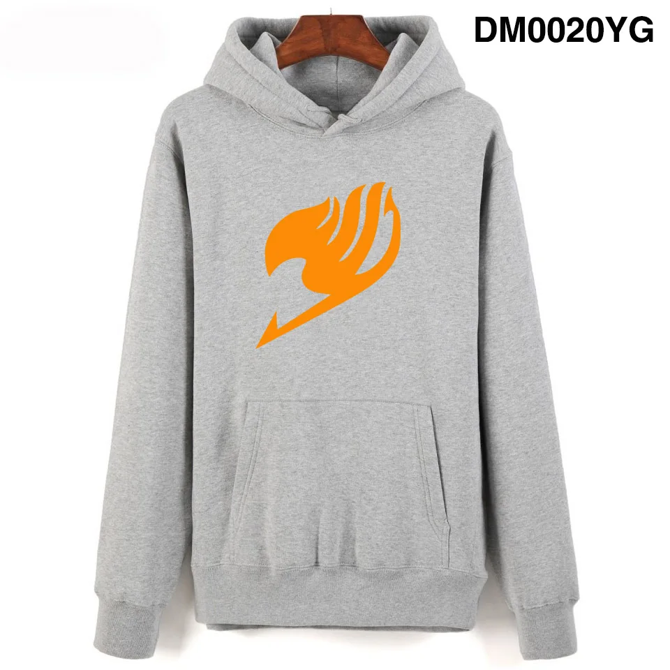 Gray Толстовки с капюшоном Феи хвост уличная мода толстовки мужские женские осенние зимние простые толстовки мужские и женские толстовки высокого качества - Цвет: Gray