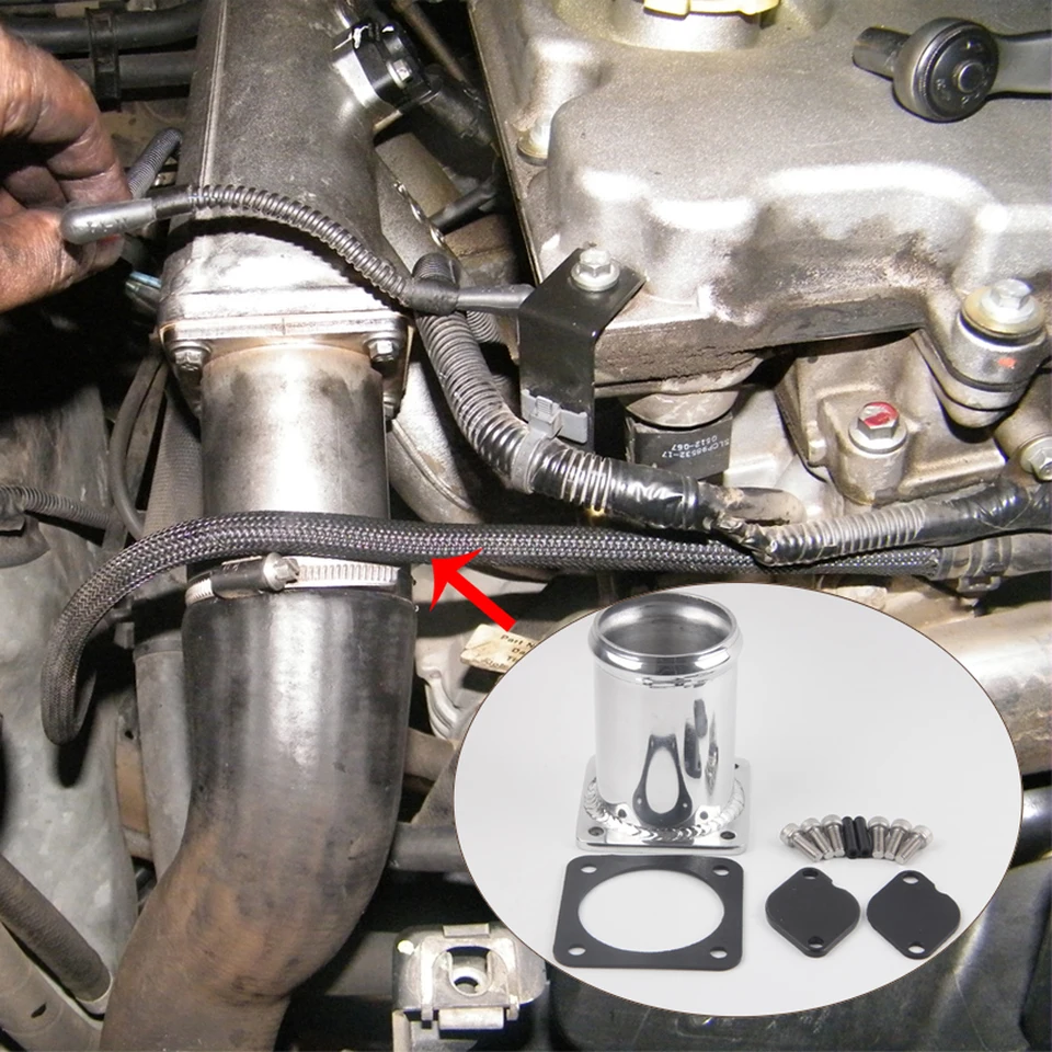 Toygogo F/ür Land Rover Discovery2 Und Defender TD5 Kit Entfernen Der EGR Ventilblende