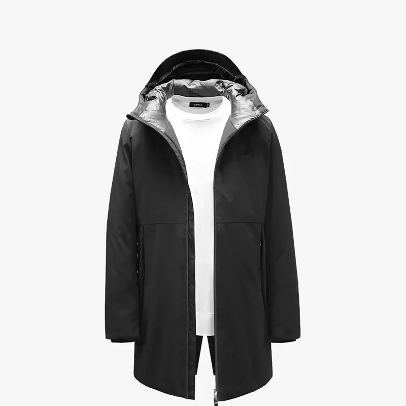 Youpin Supiele Heating Down Jacket Men Womens Coats Winter Super Hydrophobic Anti-Fouling 3-Speed Smart Temperature Control Coat