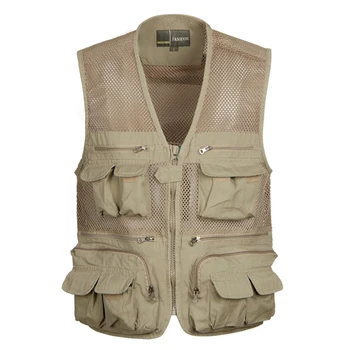 

Men's Fishing Vest Mesh Multi Pocket Photography Quick Dry Waistcoat Jacket Fishing Vest Breathable