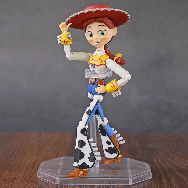 

Sci-Fi Revoltech Toy Story 048 Jessie / LR-045 Woody / 011 Buzz Lightyear PVC Action Figure Collectible Model Toy