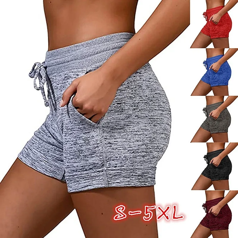 

Soft and Comfy Activewear Lounge Shorts with Pockets and Drawstring for Women Spandex Shorts Running Shorts Women