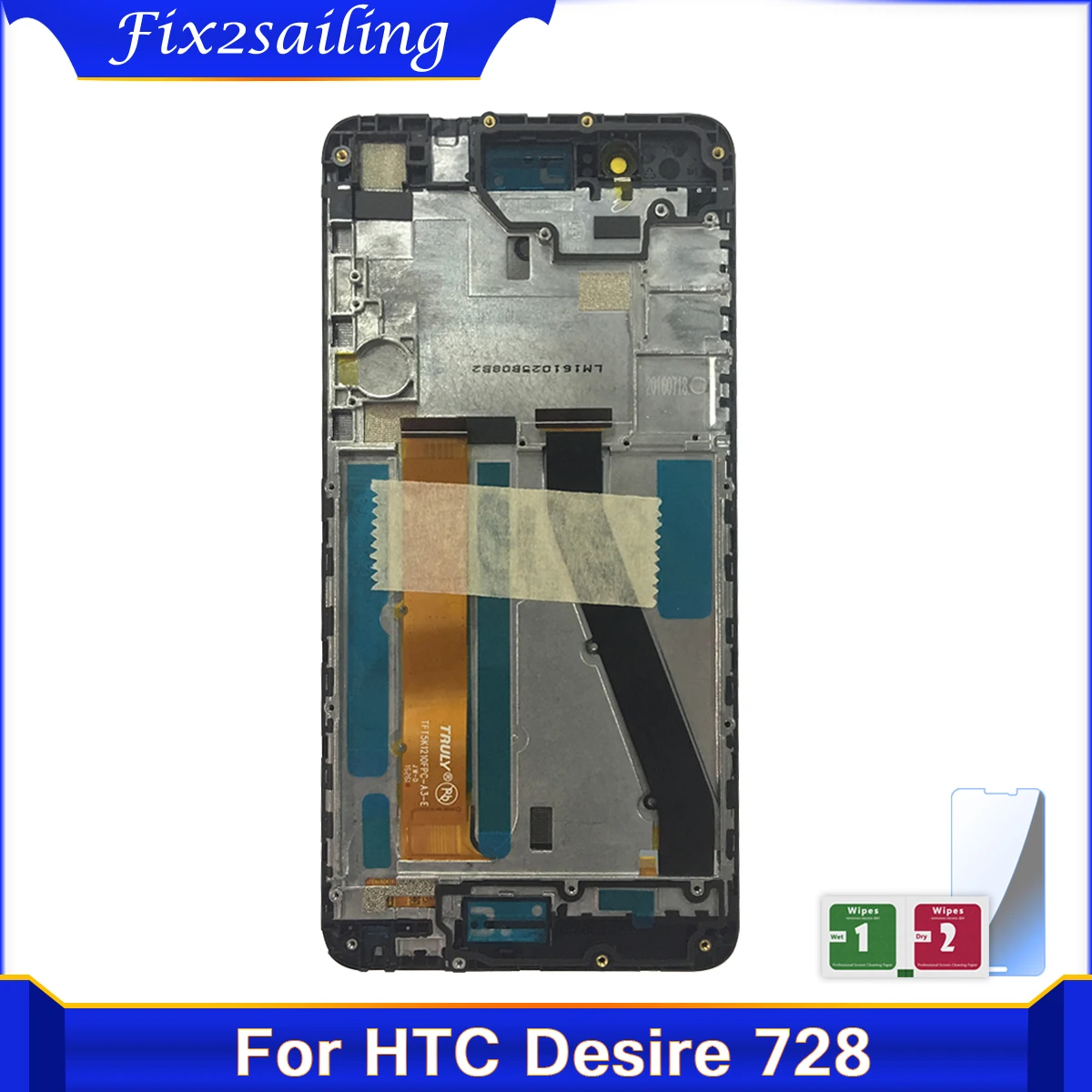 ЖК дисплей и дигитайзер сенсорного экрана для HTC Desire 728 728G Вт запасные части Новый