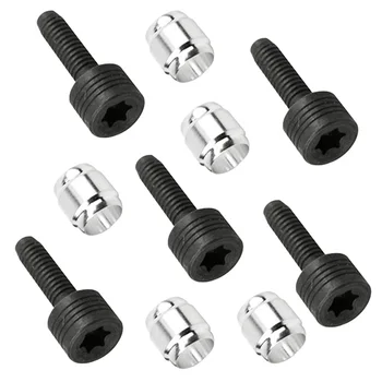 

10 Pcs/set Connecting Insert Sleeves Olive Metal Hydraulic Brake Hose For AVID