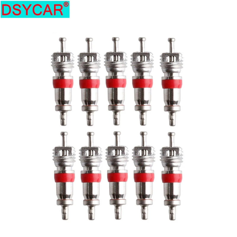 

DSYCAR 10Pcs/Lot Zinc alloy Tire Tyre Valve Stem Core Part Replacement for Car Truck Motorcycle Bicycle car accessories