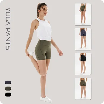 

Fashion High Waist Shorts Summer Running Shorts Women Fitness Quick Dry Shorts Gym Slimming Sport Shorts Breathable Yoga Shorts