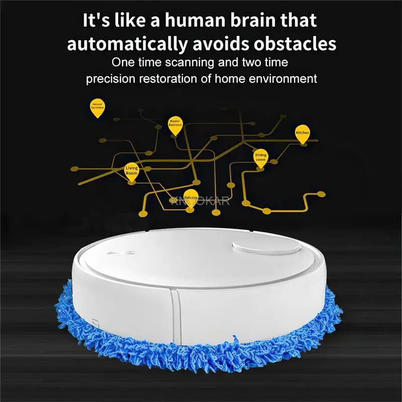 Automatic Mopping Cleaner Robot Dry and Wet 2 in 1 Cleaning Robot Smart Floor Dust Removal Home Cleaning Machine