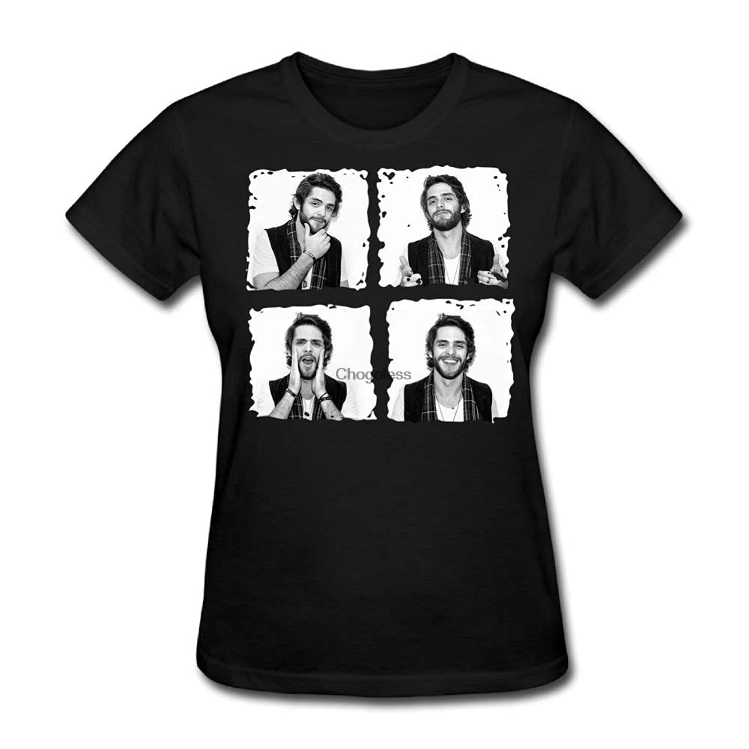 Футболка для женщин Thomas Rhett хлопковая обычная 812 | Мужская одежда