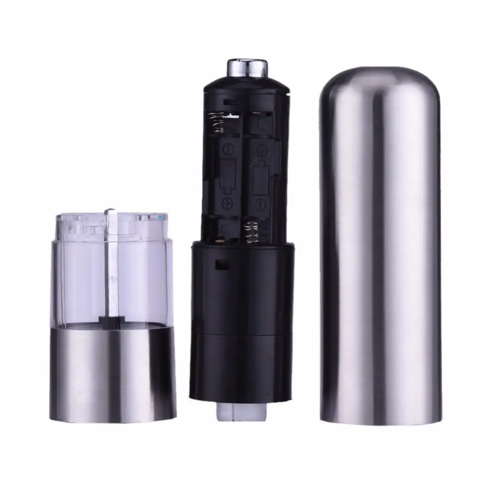 Electric Salt Spice Herb Pepper Grinder Mills Grinder Black Salt And Pepper Grinders Electric Pepper Mill Kitchen Tool