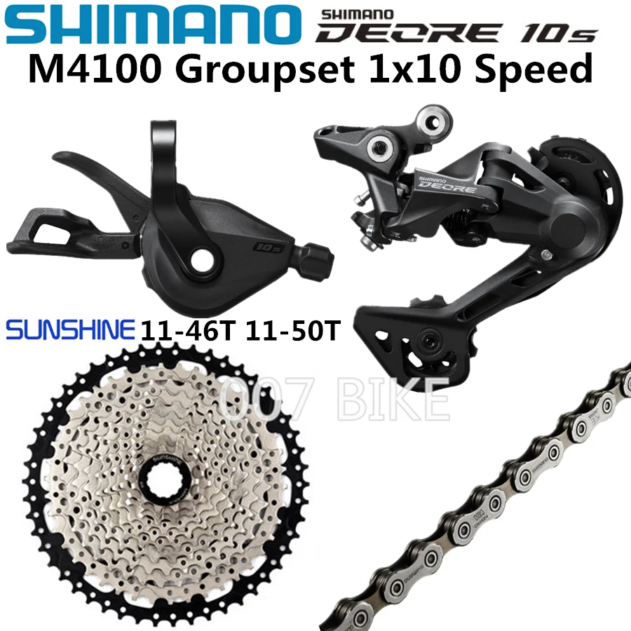 Переключатель передач SHIMANO DEORE M4100 механизм переключения задний переключатель 1x10