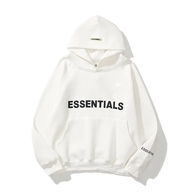 black essentials hoodie