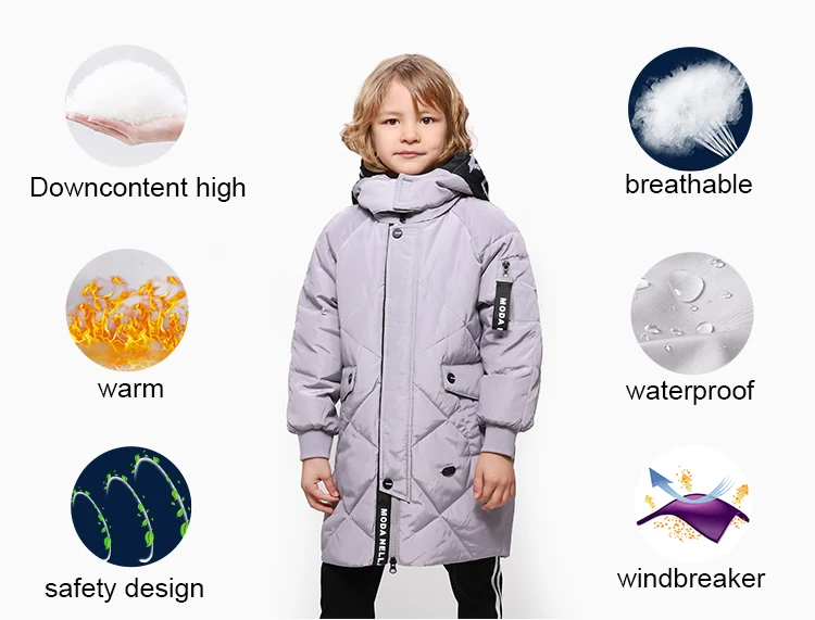 Bilemi/распродажа; водонепроницаемые детские зимние пальто