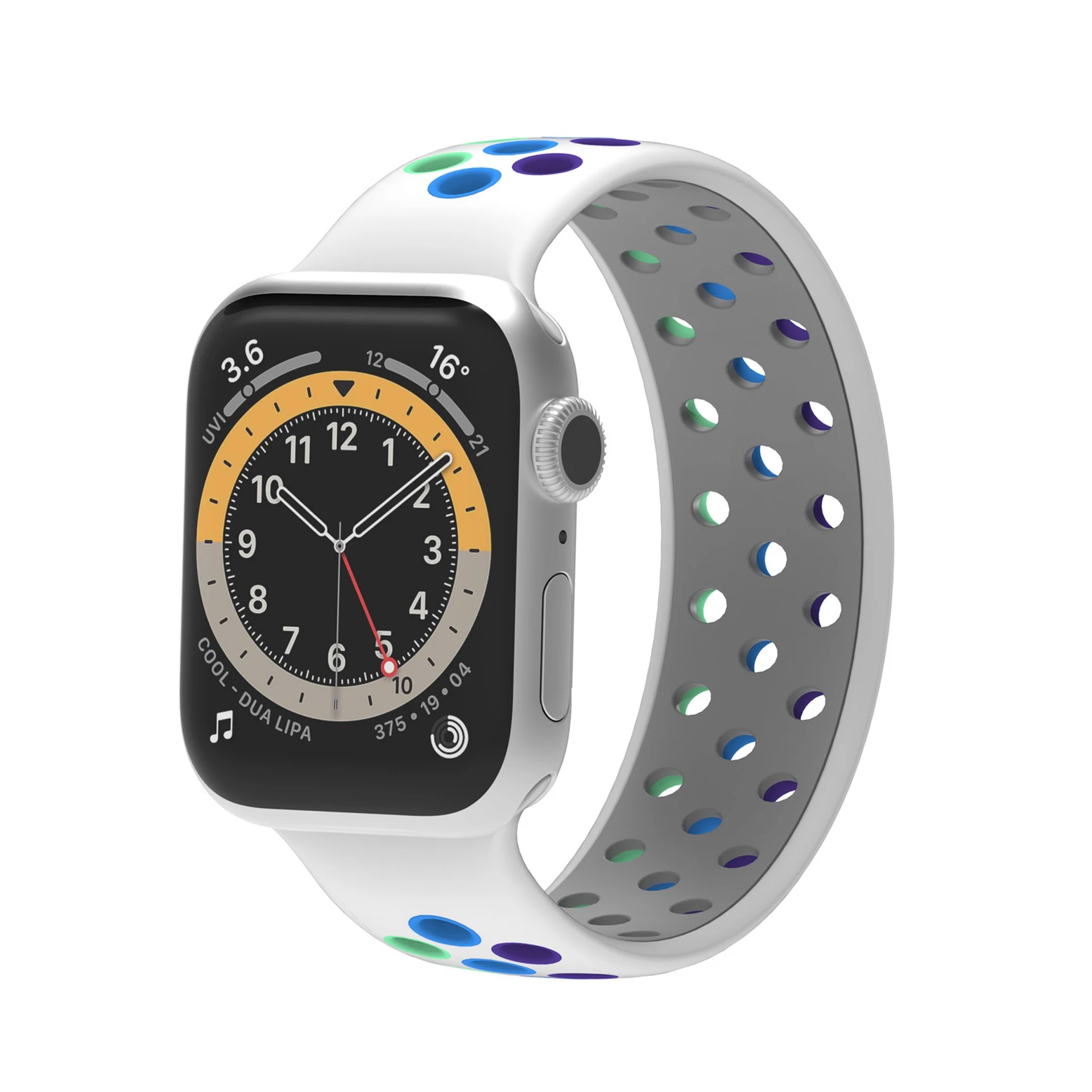 Ремешок Solo loop для наручных часов браслет смарт-часов apple watch series 7 6 5 4 3 SE 45 мм 41 44 40 38