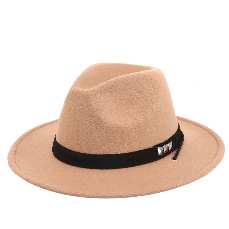 

2020 Spring And Autumn Men's Bucket Hats Safari Hat British Woolen Hat Warm Windproof Gentleman Hat Harajuku Casual Hat