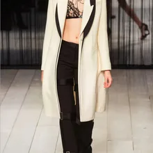 Новые весенние и осенние женские пальто цветной блок атласный костюм воротник тонкий длинный Костюмный пиджак леди английский стиль Блейзер Пальто Тренч