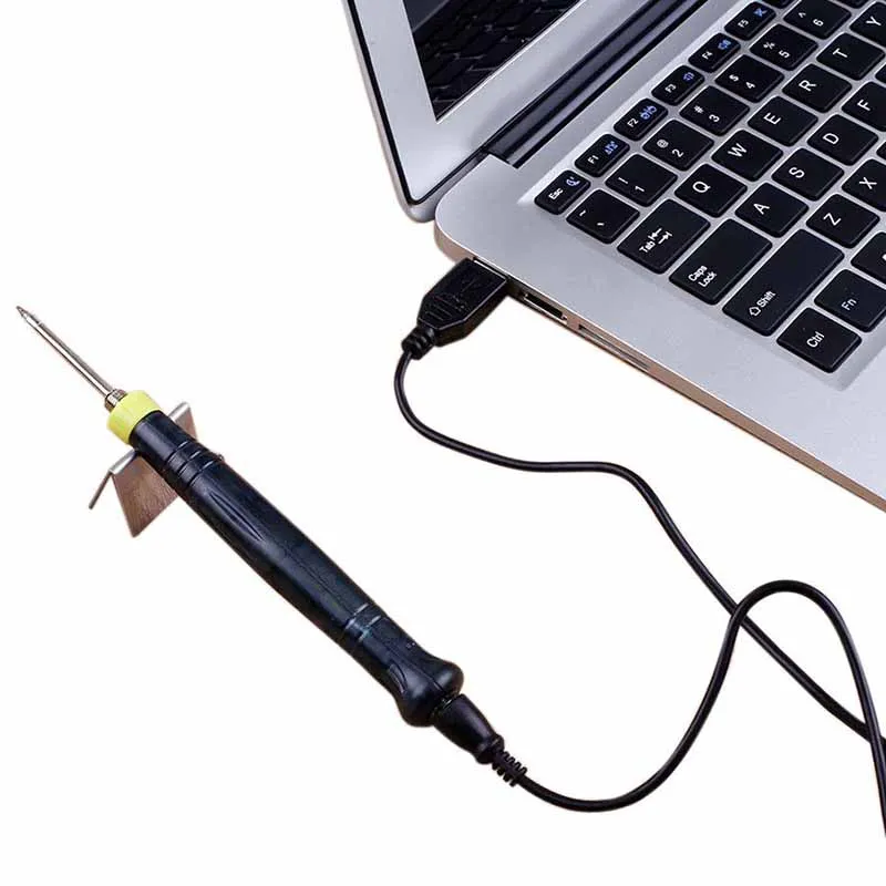 Профессиональный мини 5 в 8 Вт светодиодный индикатор с питанием от USB сварочный паяльник Комплект Электрический паяльник инструменты