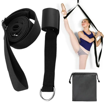 

Adjustable Ballet Stretch Band Leg Stretcher with Door Achor Gymnastics Exercise Dance Training Foot Stretching Band Strap