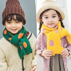 Autumn And Winter New Fashion Children's Scarf Boys And Girls Wool Little Girl Cute Baby Princess Plush Warm Scarf Tide