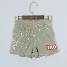 BOBOZONE/Детские шорты с надписью «TAO splash» для мальчиков и девочек; летние шорты