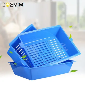 

Cat Bedpans Semi Closed Anti-splash Cat Toilet Cat Litter Box Plastic Bedpan Case Pet Supplies 3 Interlocked Trays Easy Use
