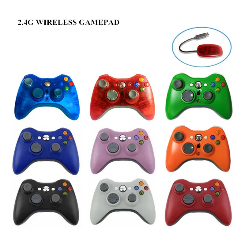 Gamepad Wireless/Cablato Per Console Xbox 360 Per Controller Xbox 360 Con Ricevitore Per Joystick Di Gioco Xbox 360 Per Ps3 Win7/8/10