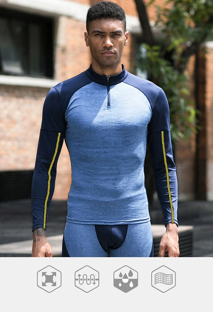 Новые спортивные мужские с длинным рукавом рубашки для бега быстросохнущая футболка Открытый Бег горный туризм Одежда тренировочная Рубашка Горячая рубашка