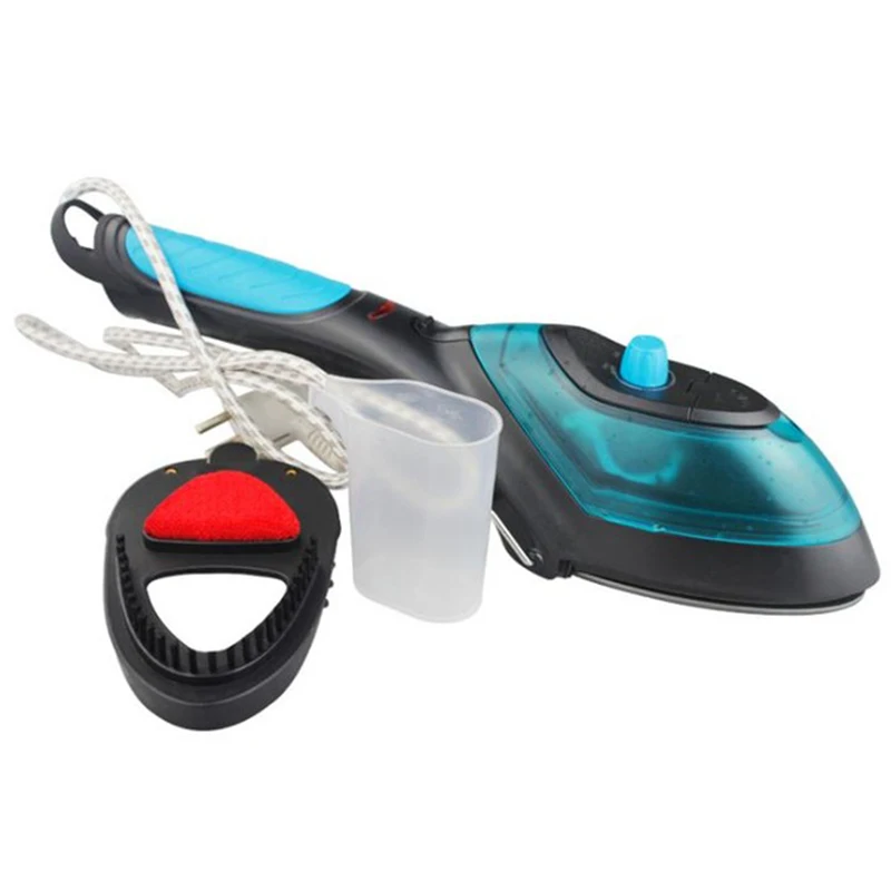 

Eu Plug Portable Handheld Garment Steamer For Home Travelling Electric Clothes Steam Brush Cleaning Steam Iron 220V Teflon Plate