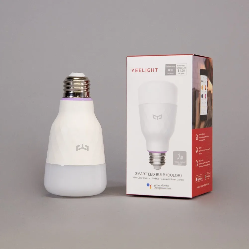  YEELIGHT led lamp Xiaomi Smart bulb Smart Light E27 RGB LED bulb led lights for home 800 lumens 10W - 10000012560642